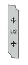 Výplňová žiletka U2