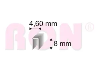 Spony čalunické 331/08 ZN bal.72000 ks