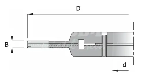 Drážkovacia staviteľná žiletková fréza; D160; B 4,0~7,5; t38; d30; Z4+4