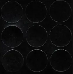 Samolepiaca krytka čierne drevo; D14; 25 ks/blister