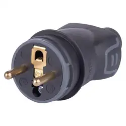 Vidlica gumová čierna IP44