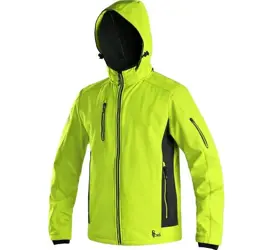 Bunda softshelová Durham zelená; veľ.2 XL