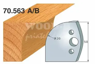 Profilový nôž FLURY; 50x4; 563A
