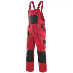 Nohavice trakové LUX červené - 64