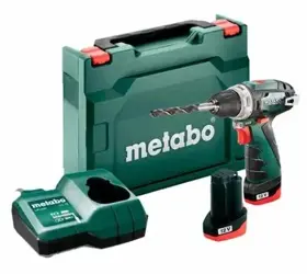 Skrutkovač akumulátorový Metabo Power Maxx BS Basic; 12V/2x2,0Ah; v kufri
