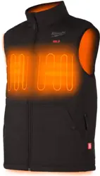 Vyhrievaná vesta ženská AXIS M, čierna, M12HBWPLADIES