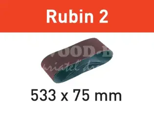 Pás brúsny Rubin 2/10; 533x75; P150