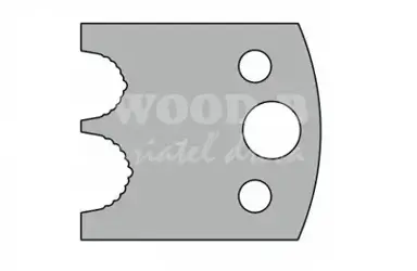 Zákazkový profilový nôž - DOMINO; 12; 14; 40x4 HS