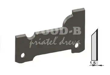 Zákazkový nôž Superprofil 60x30x2 HW na masív