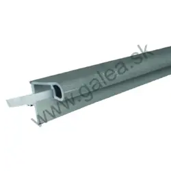 S068/LED - 2 bm - úchytový profil LED pre horné skrinky s výklopom nerezový