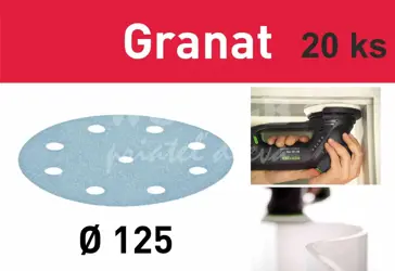 Brúsny kotúč Granat STF; D125/8; P150; 20ks