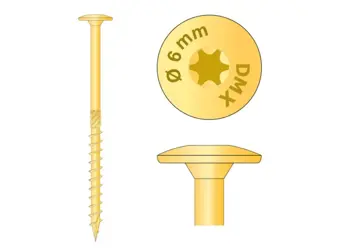 Skrutka tanierová hlava CT06140; 6x140 mm; 8 ks