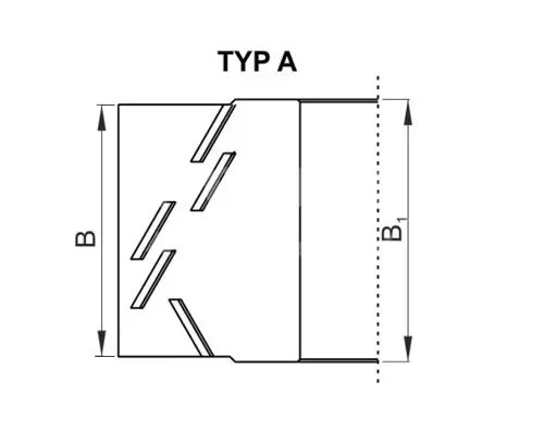 Zarovnávacia fréza pre olepovačky 30°; D 80; TypA; B56; B1=58; d30; Z2; L
