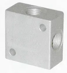 Rozdelovač RY-144 - pripojenie - 2x3/8"+4x1/4"