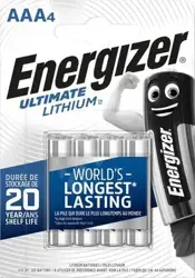 Energizer Ultimate Lithium AAA/4 FR03/4