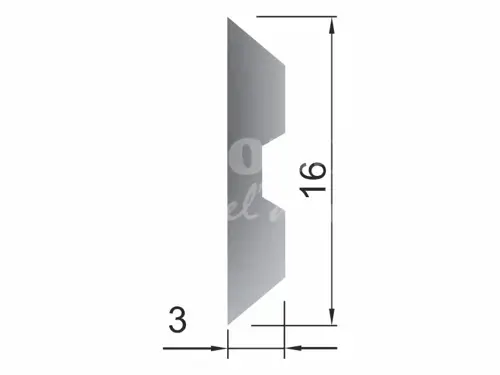 Samocentrický obojstranný nôž CENTROLOCK; M42; L190