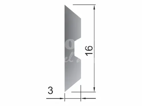 Samocentrický obojstranný nôž CENTROLOCK; M42; L190