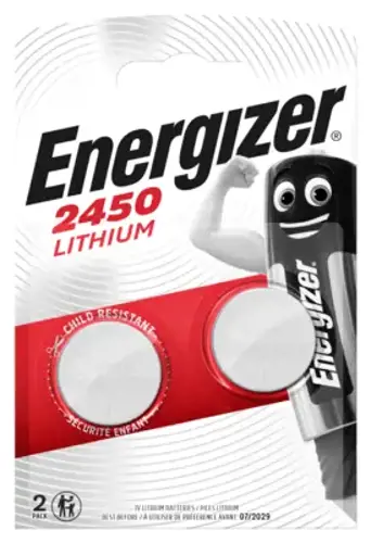 Energizer Lithium CR2450 2ks
