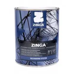 ZINGA antikorozná ochrana; sivá zinková; 0,5kg; matná