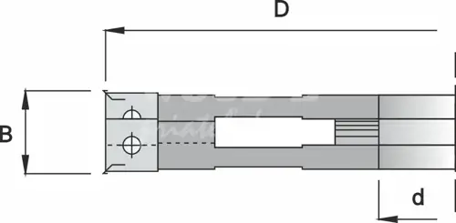 Drážkovacia staviteľná žiletková fréza; D160; B12,5~22,0; t48; d40; Z4+4