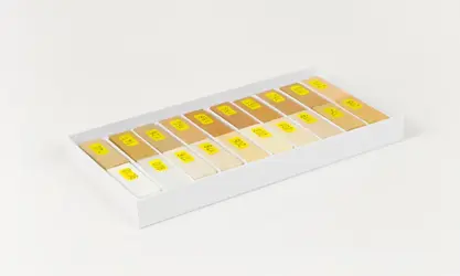 Sada tvrdých voskov 73A - tóny svetlého dreva; 4 cm - 20ks