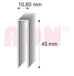 Spony stolárske 363/45 ZN bal. 5600 ks