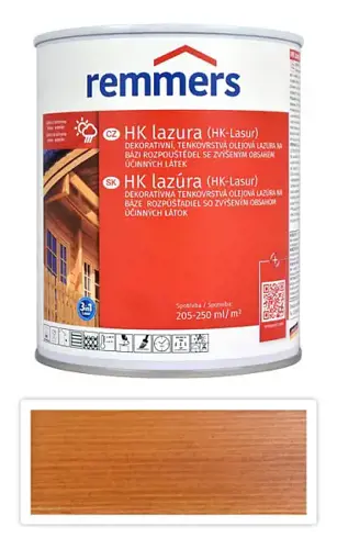 HK lazúra - ochranná lazúra na drevo pre exteriér 2,5l; pínia