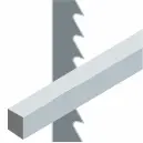 Pilové pásy, listy na kov