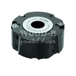 Falcovacia žiletková fréza so striedavo šikmými a predrezávacími zubami; STEEL; D125; B50; d30; Z4+4