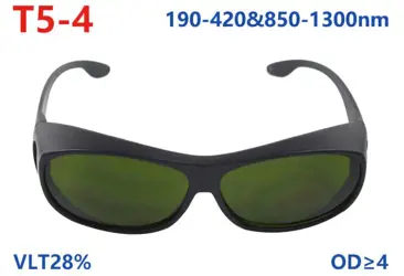 Bezpečnostné okuliare k laserom T5-4 v obale
