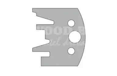 Zákazkový profilový nôž - DVIERKA; 40x4; HS