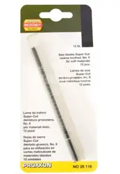 Lupienkový list s hrubým ozubením 130mm 12ks