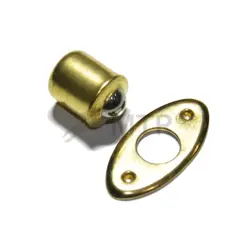 Sklapka guličková zápustná – rozmer: 10x9mm, materiál: pomosazená ocel.