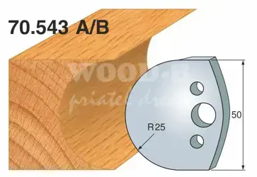 Profilový nôž FLURY; 50x4; 543A