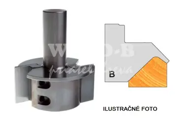Stopková superprofilová hlava typ B; D110; l40; stopka25; pravá