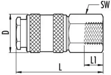 Rýchlospojka 112/A1 G 1/4" F