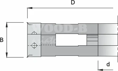 Drážkovacia staviteľná žiletková fréza; D160; B21,0~37,0; t48; d40; Z4+4