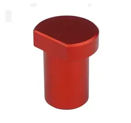 Doraz na perforované stoly D20; hliníkový
