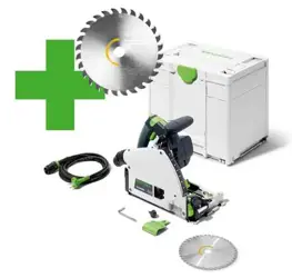 Ponorná píla Festool TS 60 KEBQ-Plus - 2 x pílový kotúč