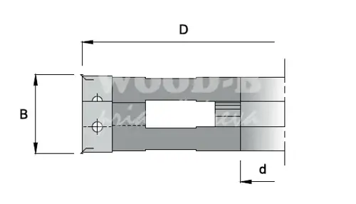 Drážkovacia staviteľná žiletková fréza; D140; B 21,0~37,0; t38; d40; Z4+4