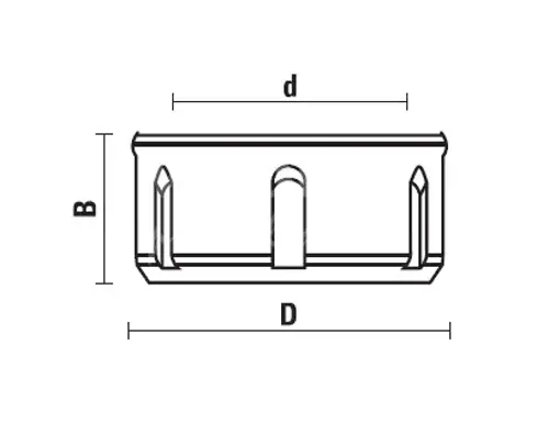 Upínacia matica pevná; pre upínač 462E; D60; B30; M48x2; pravotočivá