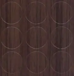 Samolepiaca krytka orech Aida; D14; 25 ks/blister