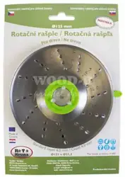 Rotačná rašpľa; 125x22,2mm - čepeľ 4,0mm