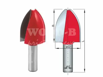 Výplňová fréza vertikálna; D31,8; B41,5; L79,5; <18°; stopka12