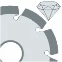 Diamantové kotúče