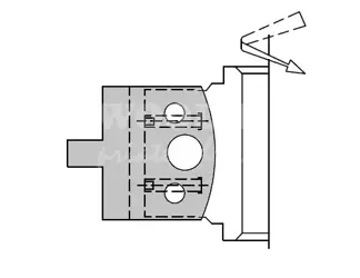 Zákazkový profilový nôž - drážka; 40x4; HS