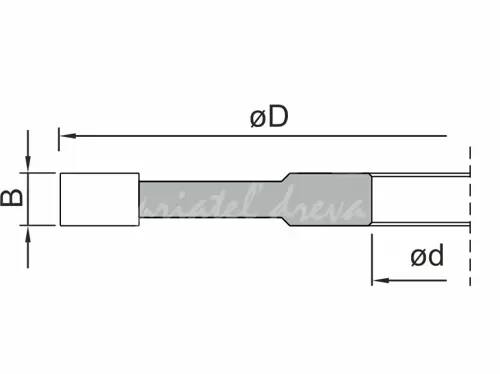 Drážkovacia fréza s rovnými zubami; D125; B 5; d30; Z4