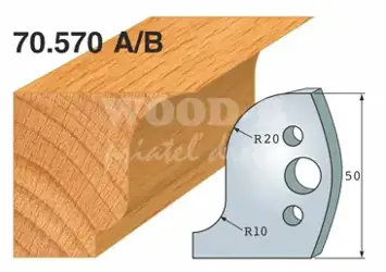 Profilový nôž FLURY; 50x4; 570A