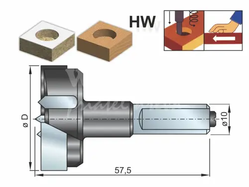 Sukovník; D 26; L57,5; stopka 10; ľavý