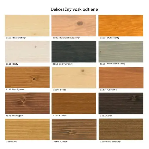 Dekoračný vosk 3161transparent; ebenové drevo; 0,75 l